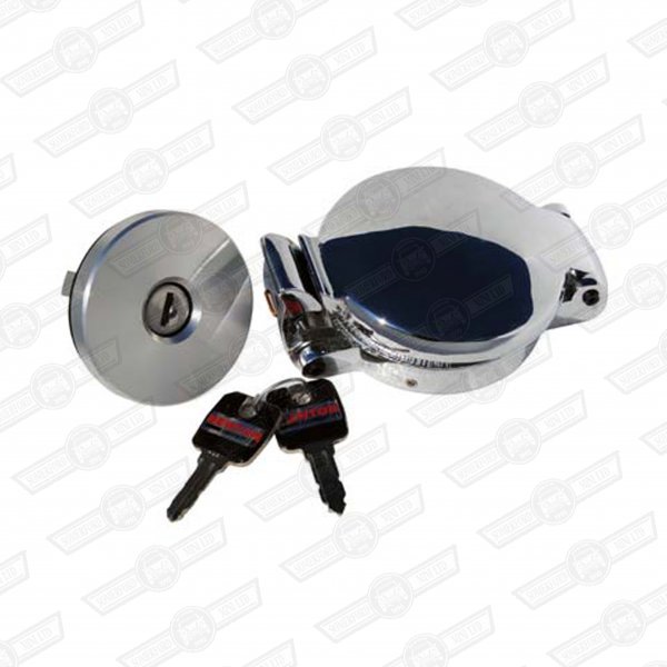 FILLER CAP-ASTON-CHROME-LOCKING