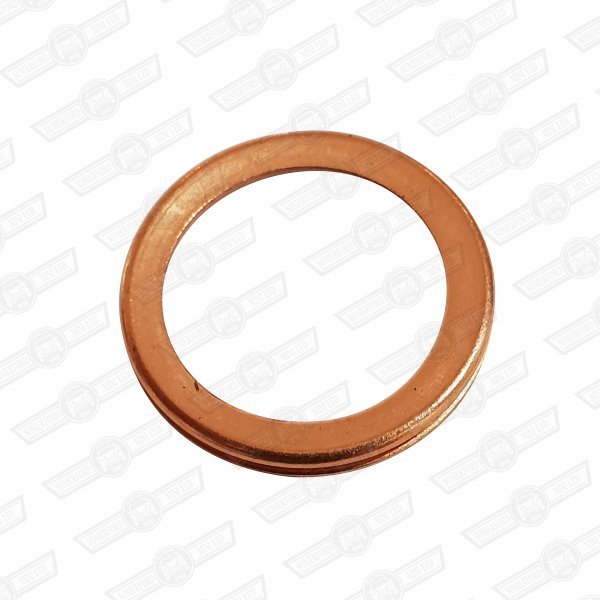 WASHER- FOLDED COPPER, BLOCK DRAIN PLUG