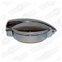 MONZA BUDGET CHROME FILLER CAP c/w COLLAR NON LOCKING