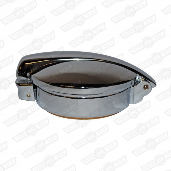 MONZA BUDGET CHROME FILLER CAP c/w COLLAR NON LOCKING