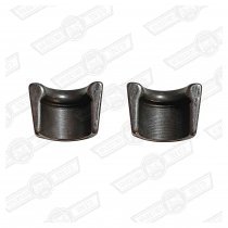SPLIT COLLET-SMALL SINGLE GROOVE-VALVE RETAINING-PAIR