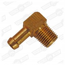 UNION-5'16'' 90 DEGREE 1/4 NPTF THREAD (red top pump)