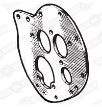 PLATE-ENGINE FRONT MOUNTING FOR DUPLEX CHAIN '69-'74