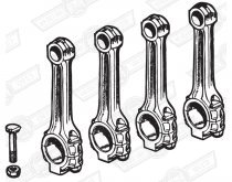 ROD SET-(4) CONNECTING 1275cc A+