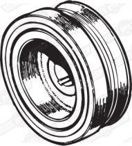 PULLEY-CRANKSHAFT-POLYVEE TYPE-MPI