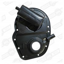COVER-TIMING GEAR-WITH (SQUASHED) BREATHER-'91-96