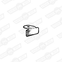 BRACKET-DASH LINER RETAINING-NO HEATER-'59-'69