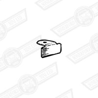 BRACKET-DASH LINER RETAINING-NO HEATER-'59-'69
