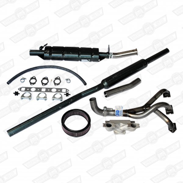STAGE 1 KIT 850,998,1098 SALOON HS4 T/BOX C/EXIT K&N ELEMENT