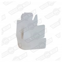 CLIP-SUN VISOR TO HEADER AND CANT RAIL-'64-'65