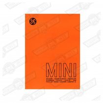 WORKSHOP MANUAL-ORIGINAL PUBLICATION '59-'76