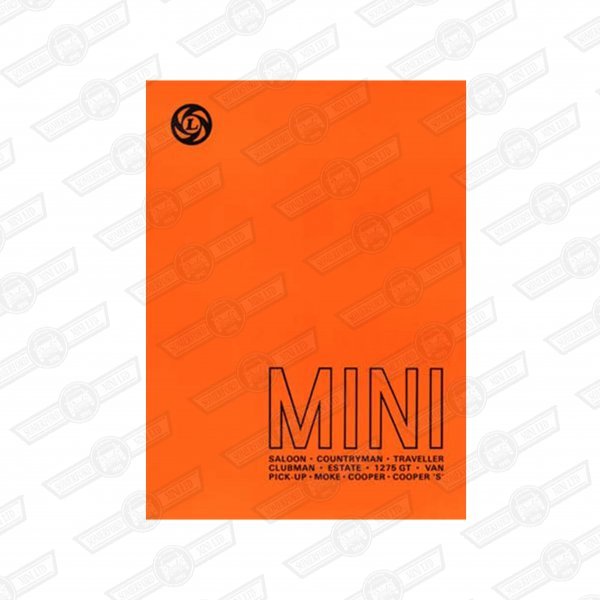 WORKSHOP MANUAL-ORIGINAL PUBLICATION '59-'76