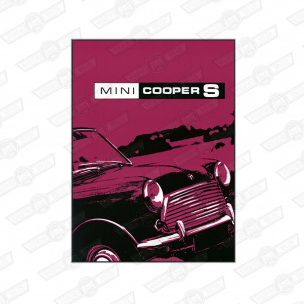 OWNER'S HANDBOOK-ORIGINAL PUBLICATION, COOPER 'S'-'69-'71