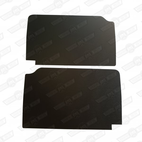DOOR LINERS-PAIR-BLACK MILLBOARD-VAN & PICKUP