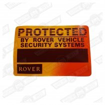 DECAL-RH DOOR GLASS-SECURITY/ALARM