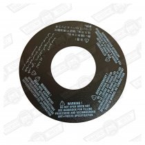 DECAL-COOLANT WARNING-BLACK-'97-'99