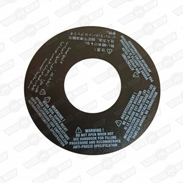 DECAL-COOLANT WARNING-BLACK-'97-'99