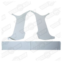 C POST LINERS-PAIR-MK3 SALOON-LIGHT GREY