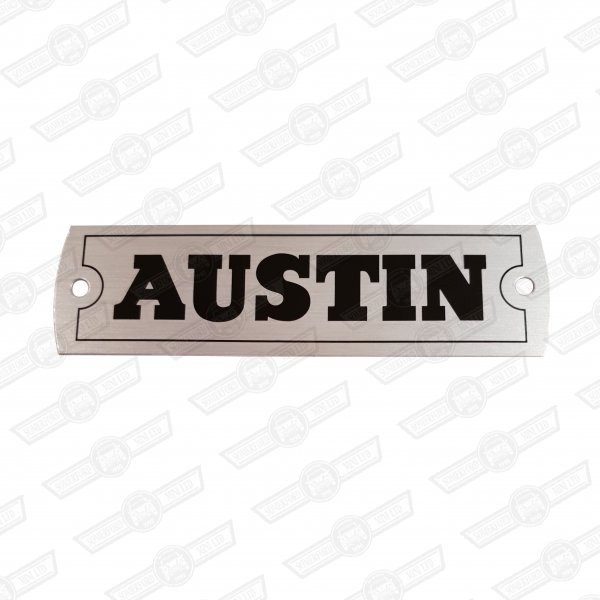 PLATE- ROCKER COVER-'AUSTIN'-RIVET ON-'59-'65