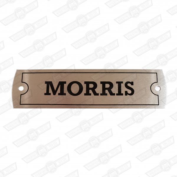 PLATE-ROCKER COVER-'MORRIS'-RIVET ON-'59-'65