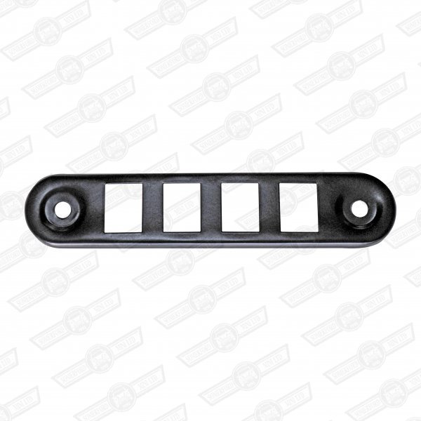 SWITCH PANEL-BLACK-(PADDED RAIL) 4x R.SWITCHES'76-'85