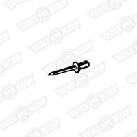 POP RIVET-DOMED HEAD,OPEN END-5/32'' DIA.x 29/64'' LONG