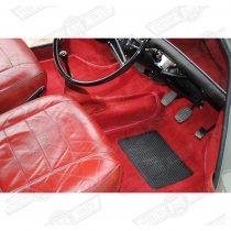 CARPET SET-SALOON-DELUXE-RED RHD