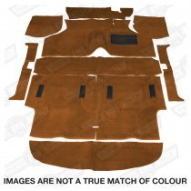 CARPET SET-SALOON-DELUXE-BROWN RHD