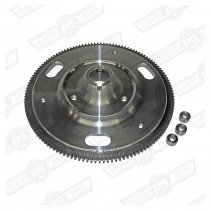FLYWHEEL-DIAPHRAGM CLUTCH, LIGHTENED STEEL, ROAD USE, PRE-ENGAGED STARTER