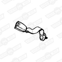SEAT BELT-REAR-SHORT END-GRANITE-'88-'95