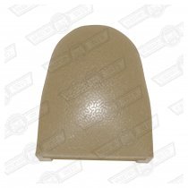 CAP-SEAT BELT ANCHOR SCREW, D SHAPED, C POST,COFFEE
