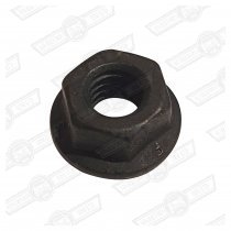 NUT-FLANGED-M6 METRIC FINE BLACK