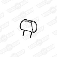 HEADREST-TWIN STALK PORCELAIN GREEN/GREEN-'97-2000