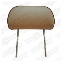 HEADREST-TWIN STALK CUMULUS GREY/RED-'97-2000