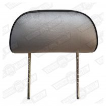 HEADREST-TWIN STALK BLACK/NICKEL-2000 COOPER SPORT