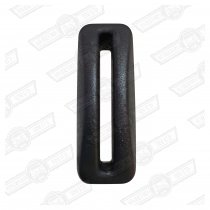 ESCUTCHEON-INNER SEAT TIP KNOB-ASH GREY(black)-'93 ON