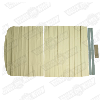 HEADLINING KIT-2 PIECE-CREAM CRACKLE-'60-'69 TRAV.(no frame)