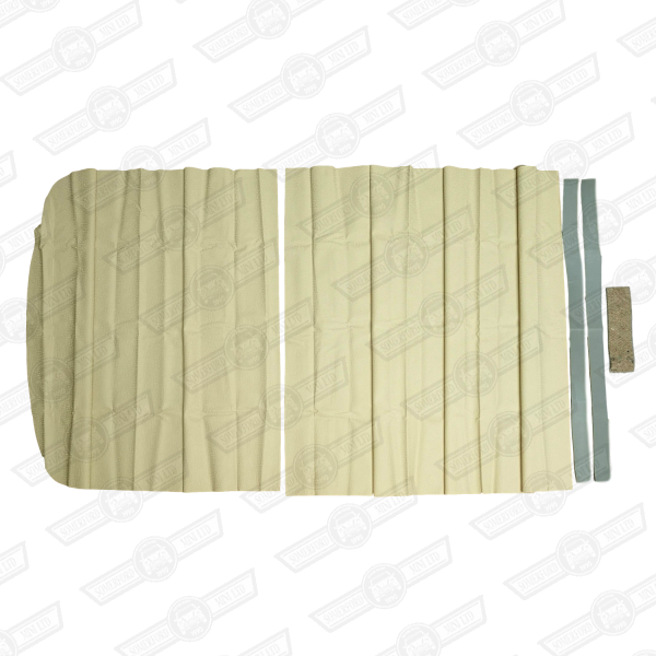 HEADLINING KIT-2 PIECE-CREAM CRACKLE-'60-'69 TRAV.(no frame)
