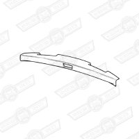 PADDED TOP DASH RAIL - BLACK