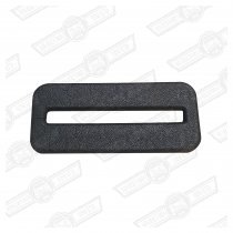 ESCUTCHEON-SEAT BELT THROUGH COMP LINER-'95 ON