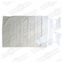HEADLINING KIT-MK3-SALOON-WHITE VINYL