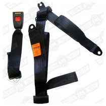 SEAT BELT KIT-REAR-LAP STRAP/DIAGONAL- 3 POINT. BLACK