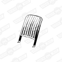 FRONT SEAT SQUAB COVER-BLACK-'61-'67