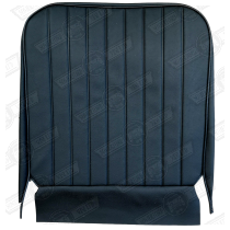 FRONT SEAT CUSHION COVER-BLACK-VAN & PICKUP-'69-'84