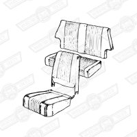 SEAT COVER KIT-CAR SET-(state colour)-'67-'69