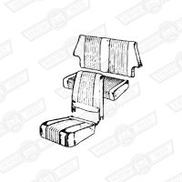 SEAT COVER KIT-CAR SET-(state colour)-'69-'73