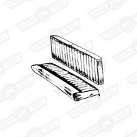 REAR SEAT COVER KIT-ESTATE-(state colour)-'61-'67 stitched