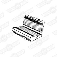 REAR SEAT COVER KIT-ESTATE-BLACK-'61-'67 stitched