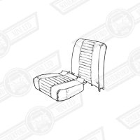 FRONT SEAT COVER KIT-LEATHER2 SEATS-(state colour)-67-69 ELF