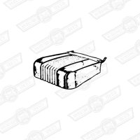 FRONT SEAT CUSHION COVER-(state colour)-RECLINERS-'69-'73
